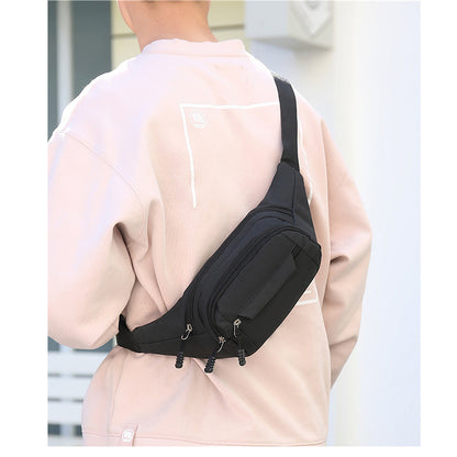 Fashion Men Chest Shoulder Crossbody Mini Backpack