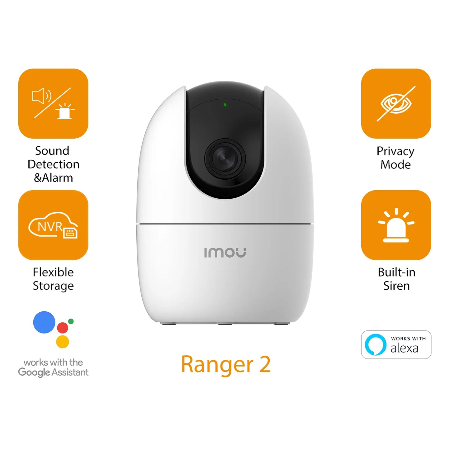 IMOU Ranger 2 2MP Indoor 360° Smart Home Security