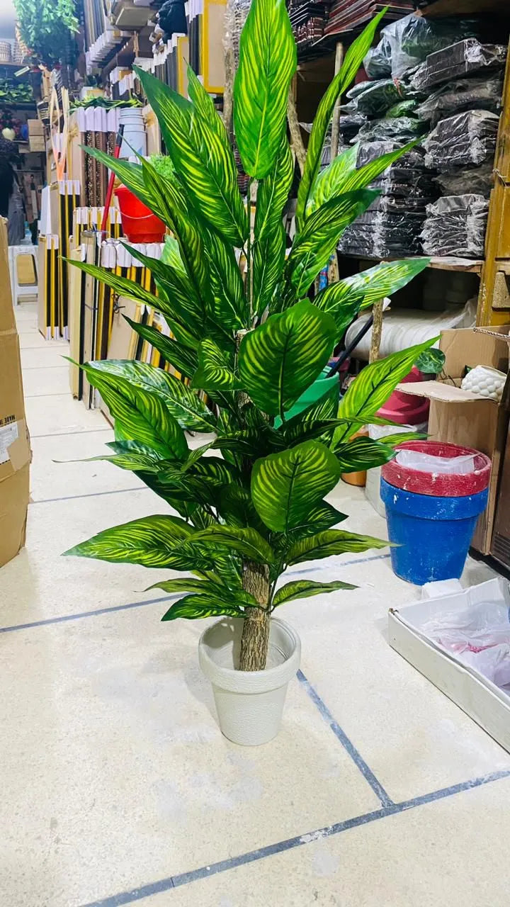 3ft Artificial Plant with Pot for Home Decor