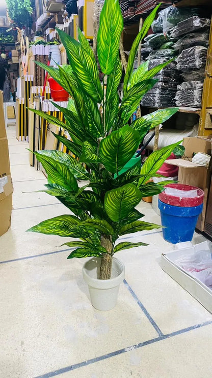 3ft Artificial Plant with Pot for Home Decor