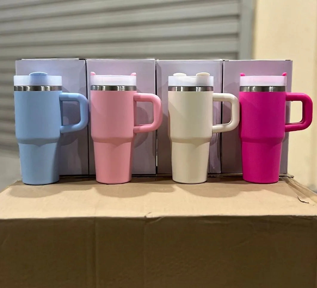 40 Oz Stainless Steel Insulated Sports Tumbler with Straw