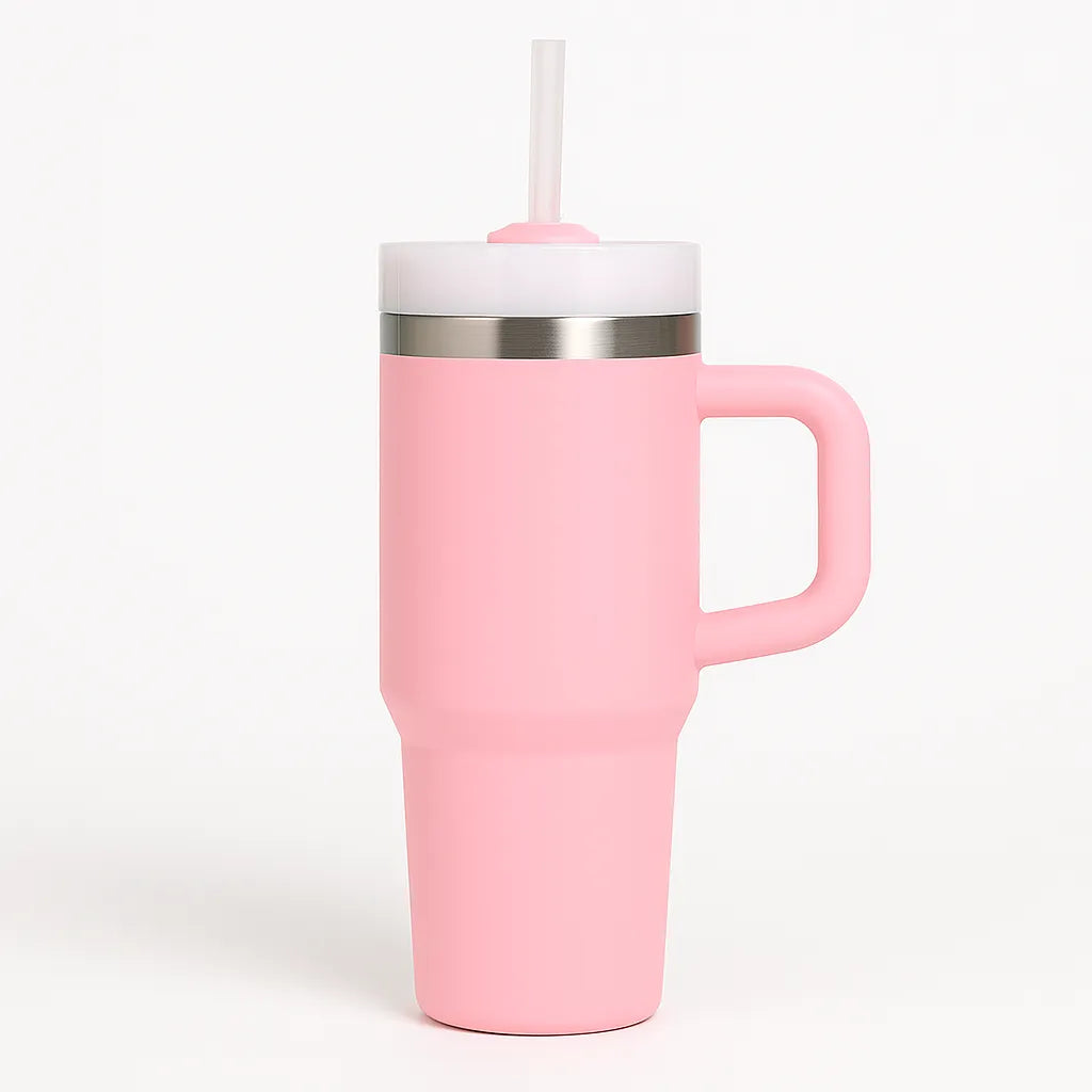 40 Oz Stainless Steel Insulated Sports Tumbler with Straw