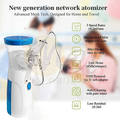 Mesh Portable Nebulizer