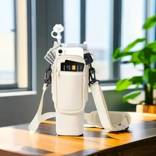 40oz Neoprene Water Bottle Carrier Bag