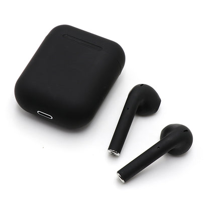 i 12 black Two Airpods Double Wireless Bluetooth Hand Free