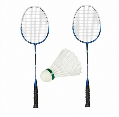 2-Player Carbon Graphite Badminton Racket Set