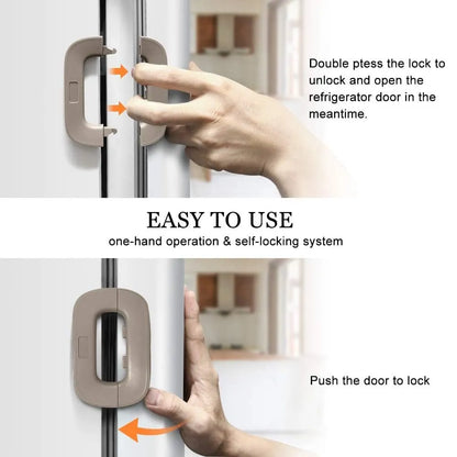 Pack of Two Refrigerator Lock