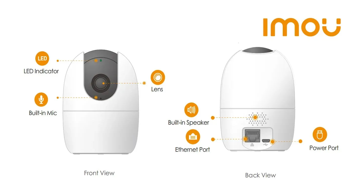 IMOU Ranger 2 2MP Indoor 360° Smart Home Security