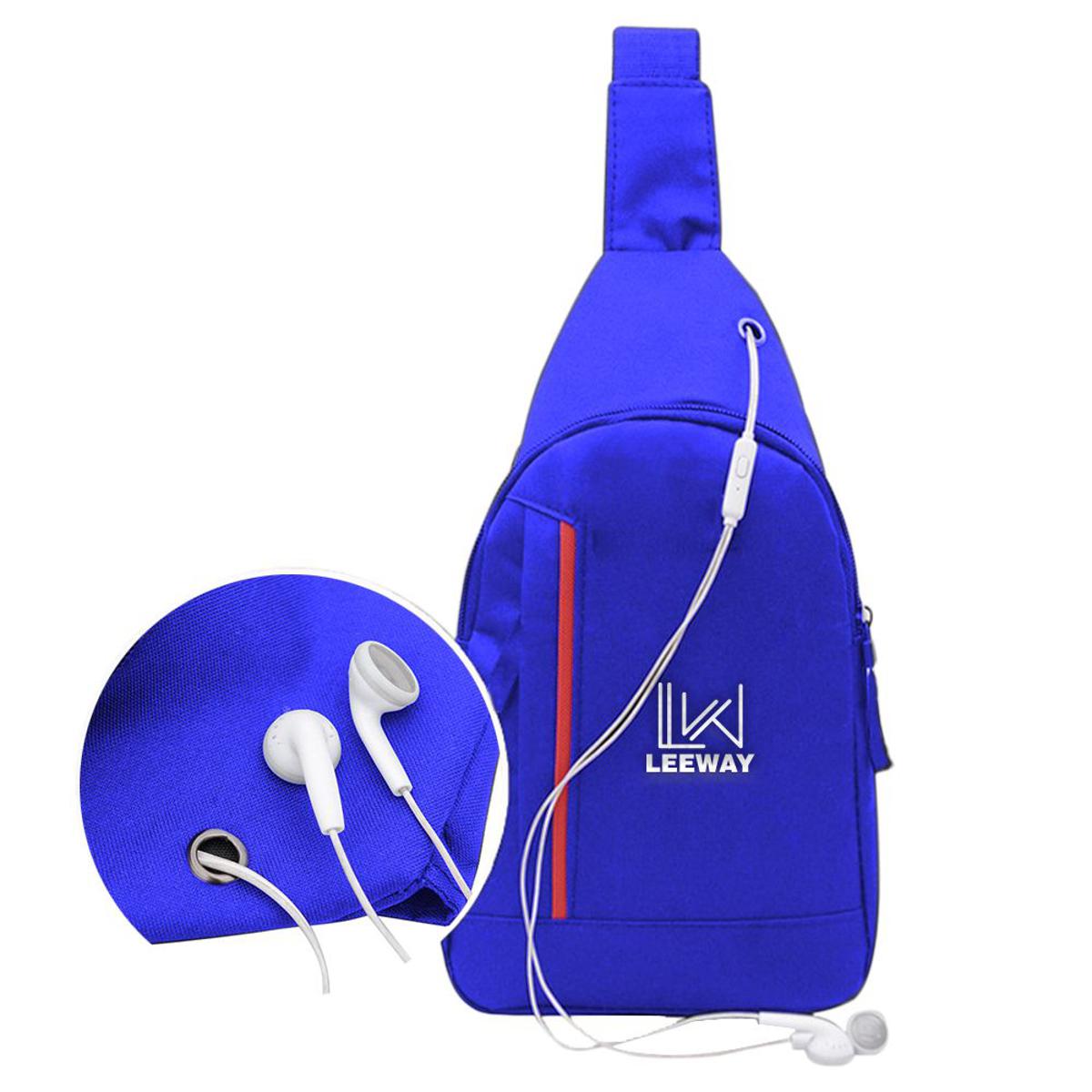 Fashion Men Chest Shoulder Crossbody Mini Backpack