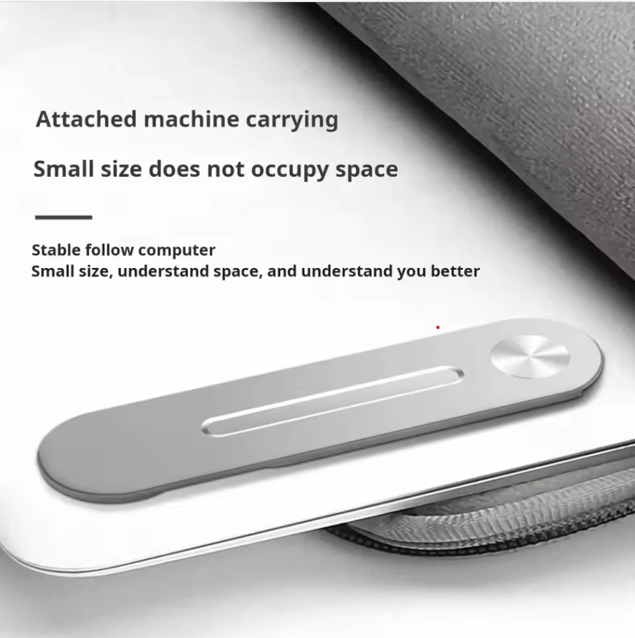 Magnetic Foldable Laptop Side Phone Holder
