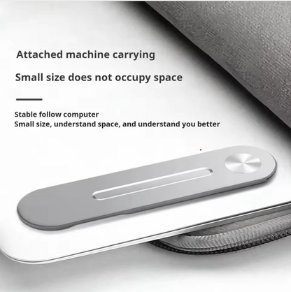 Magnetic Foldable Laptop Side Phone Holder