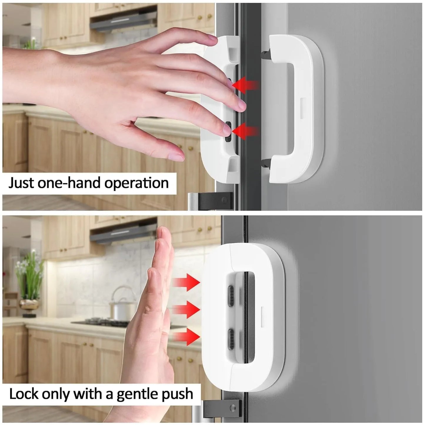 Pack of Two Refrigerator Lock
