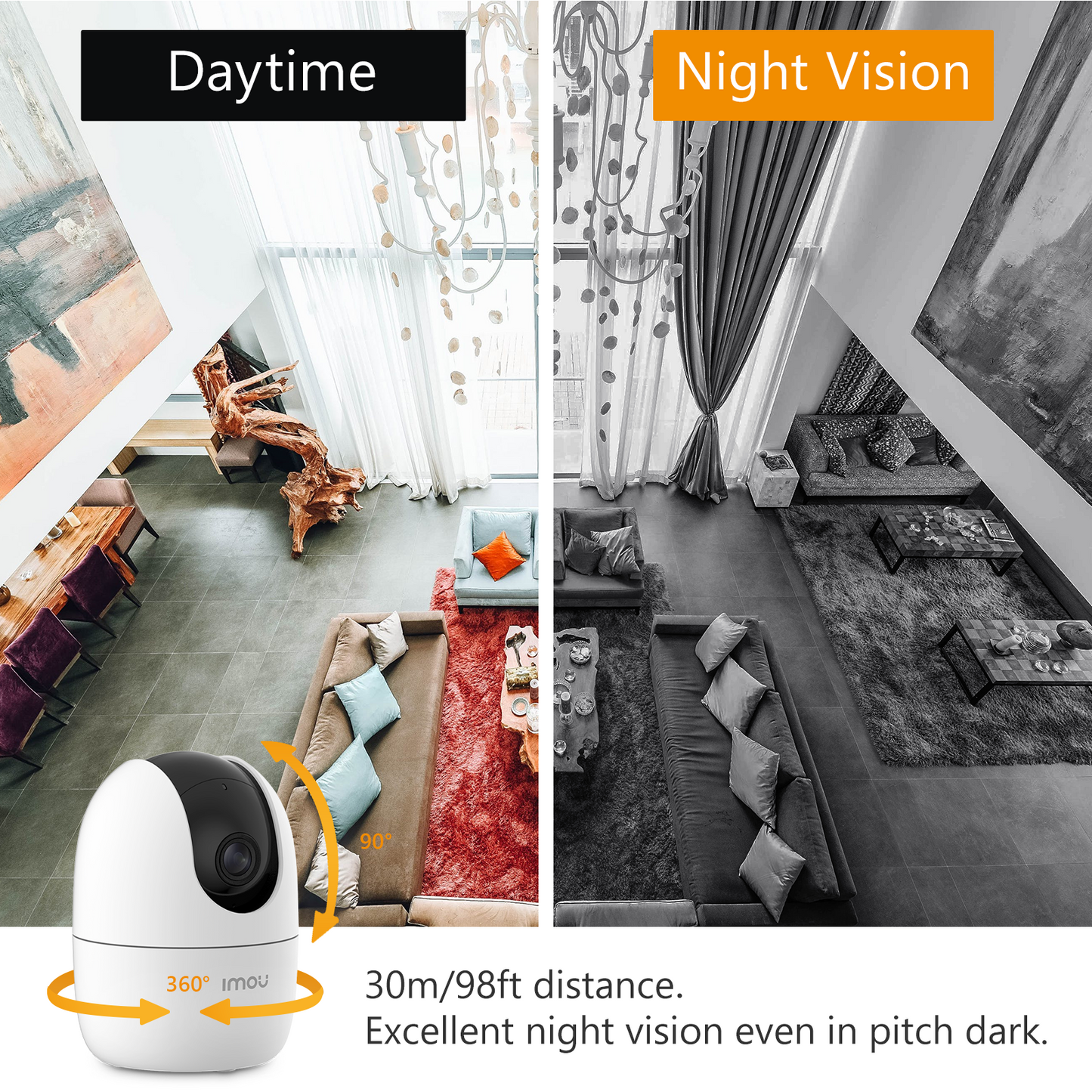 IMOU Ranger 2 2MP Indoor 360° Smart Home Security