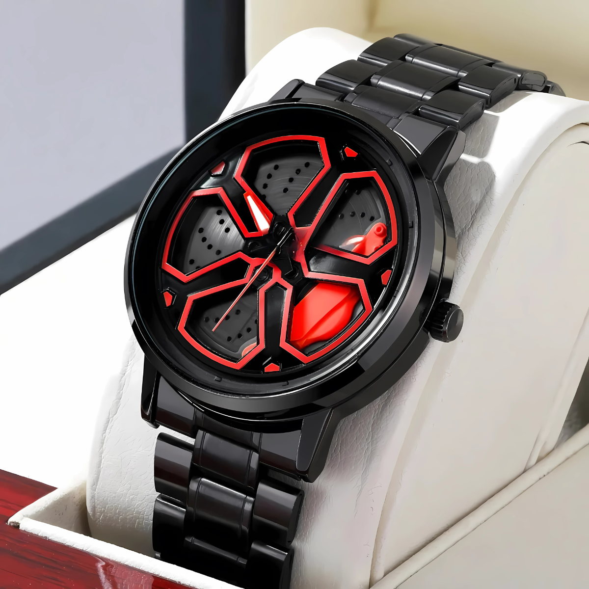 Rotating Wheel Dial Watch