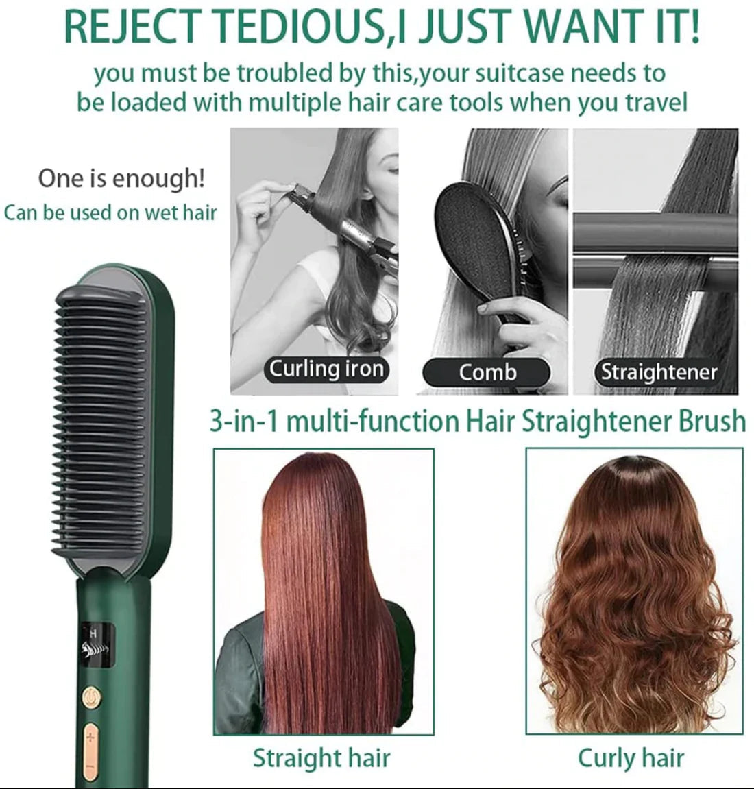 Straight hair Brush